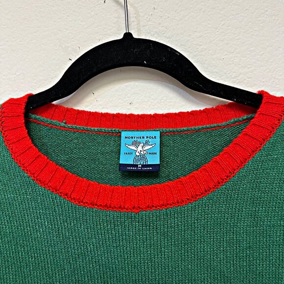 Norther Pole Namasleigh Ugly Christmas Sweater Santa Yoga Pose Knitted Unisex - Picture 9 of 12